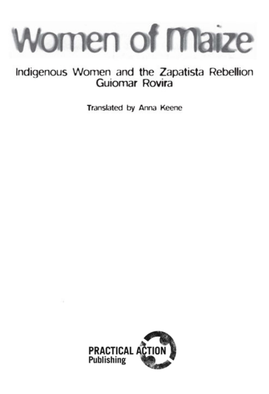 Women Of Maize  â€“ PDF/EPUB Version Downloadable