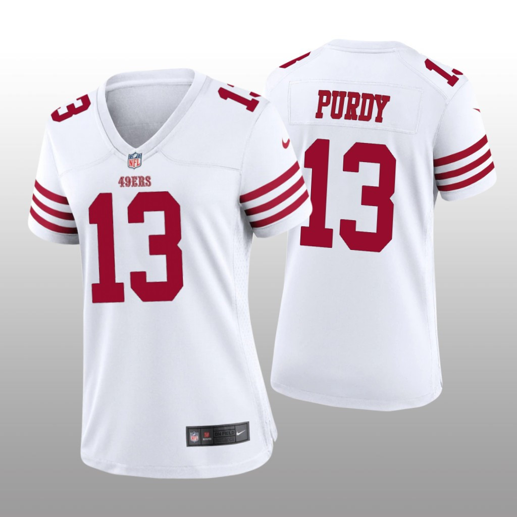 Women's Brock Purdy San Francisco 49ers Game Player White Jersey - All Stitched