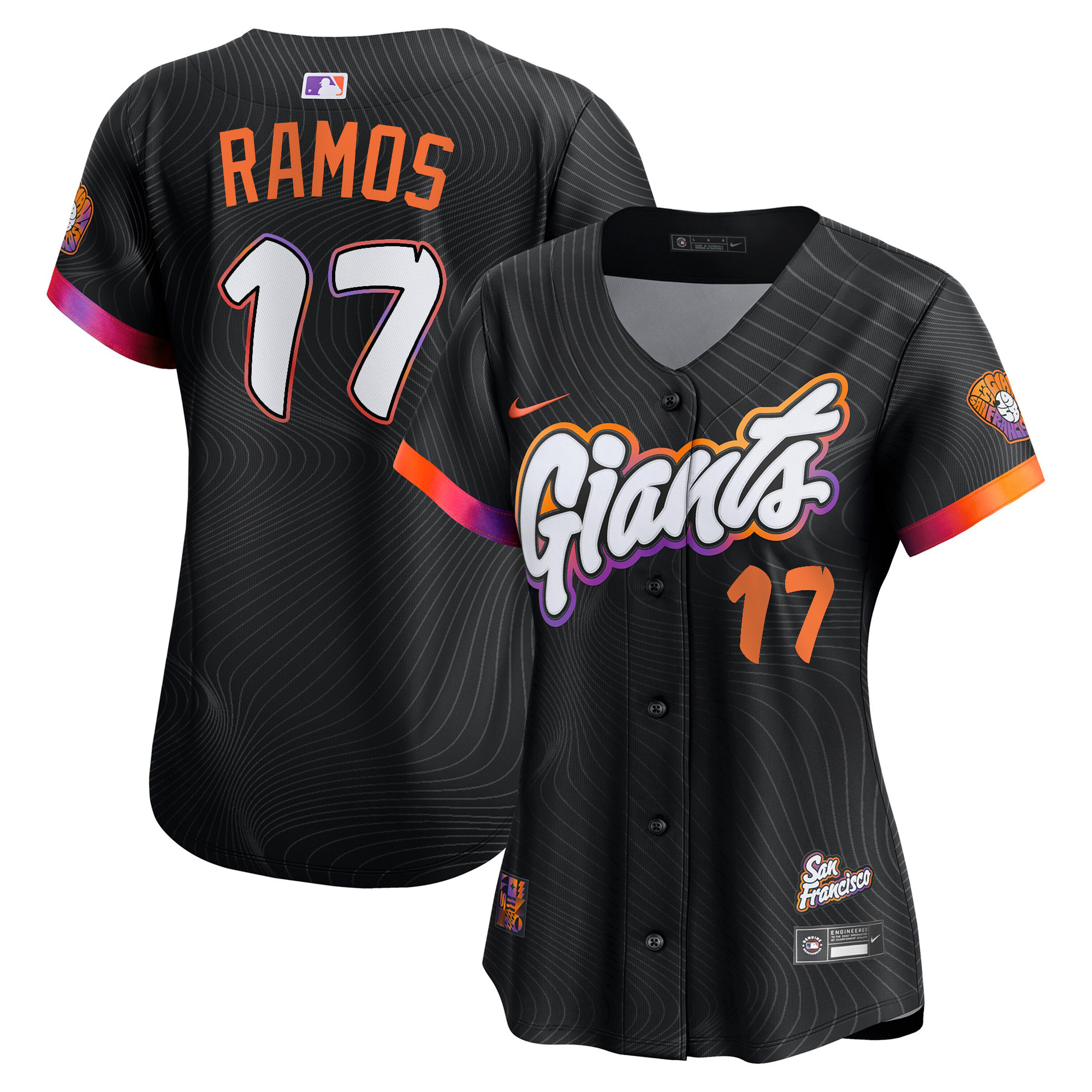 Women's Heliot Ramos San Francisco Giants 2025 City Connect Vapor Premier Limited Jersey - All Stitched