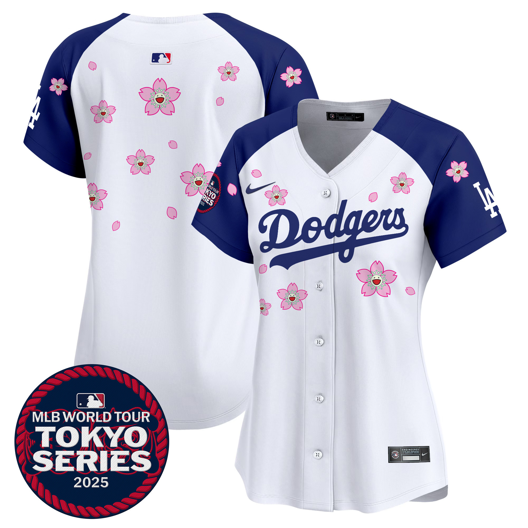 Women's Los Angeles Dodgers Tokyo Series 2025 Vapor Premier Limited Alternate Jersey - Stitched