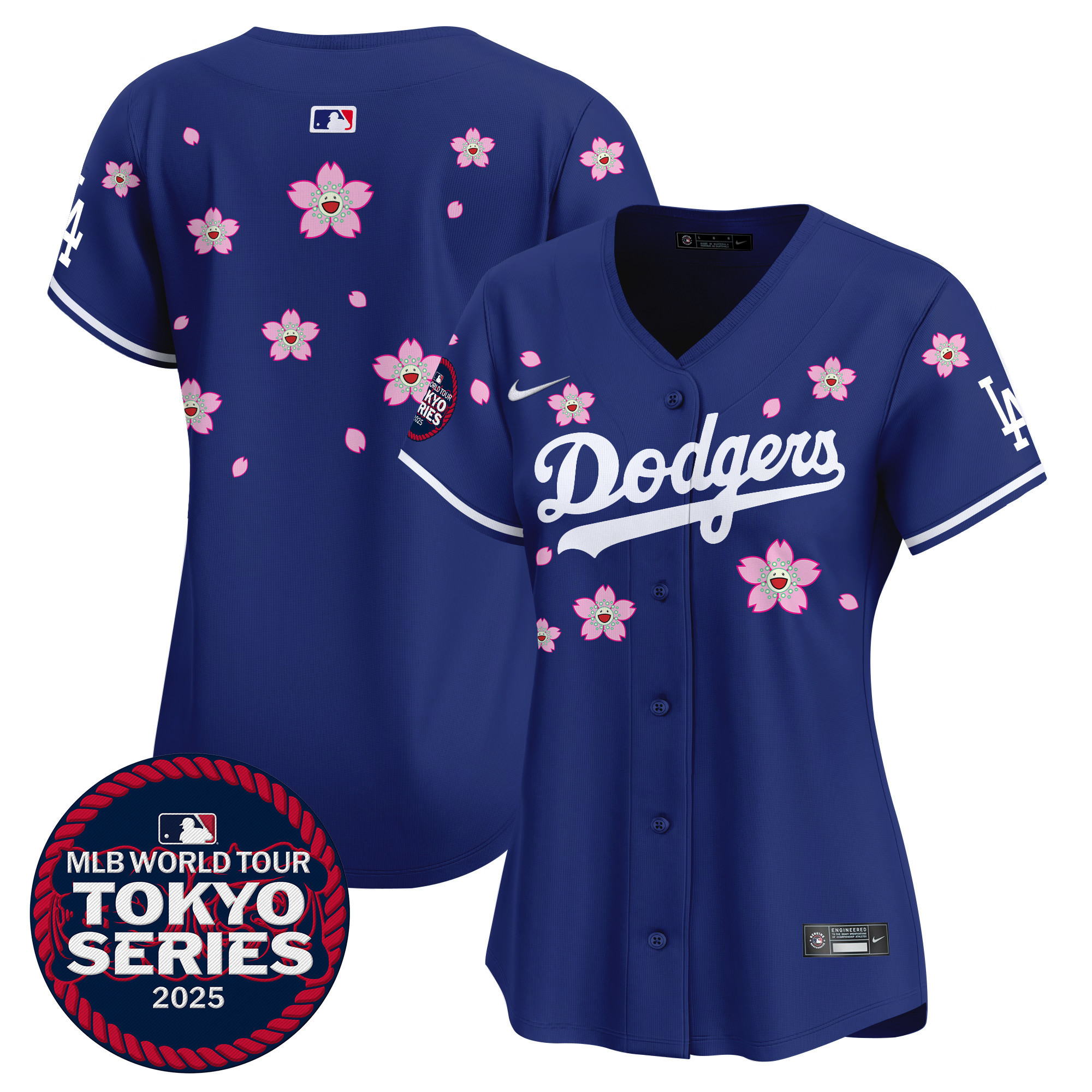 Women's Los Angeles Dodgers Tokyo Series 2025 Vapor Premier Limited Royal Jersey - Stitched