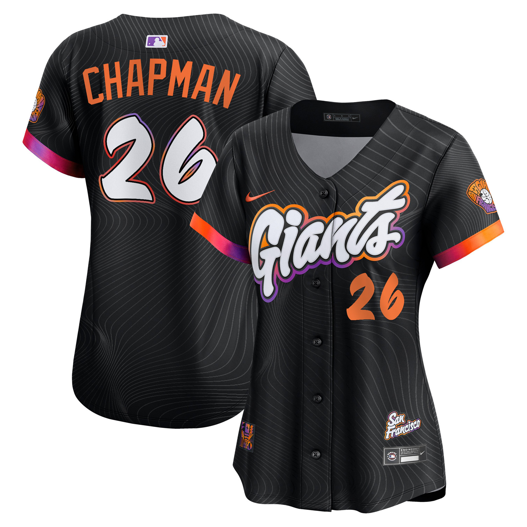 Women's Matt Chapman San Francisco Giants 2025 City Connect Vapor Premier Elite Jersey - All Stitched