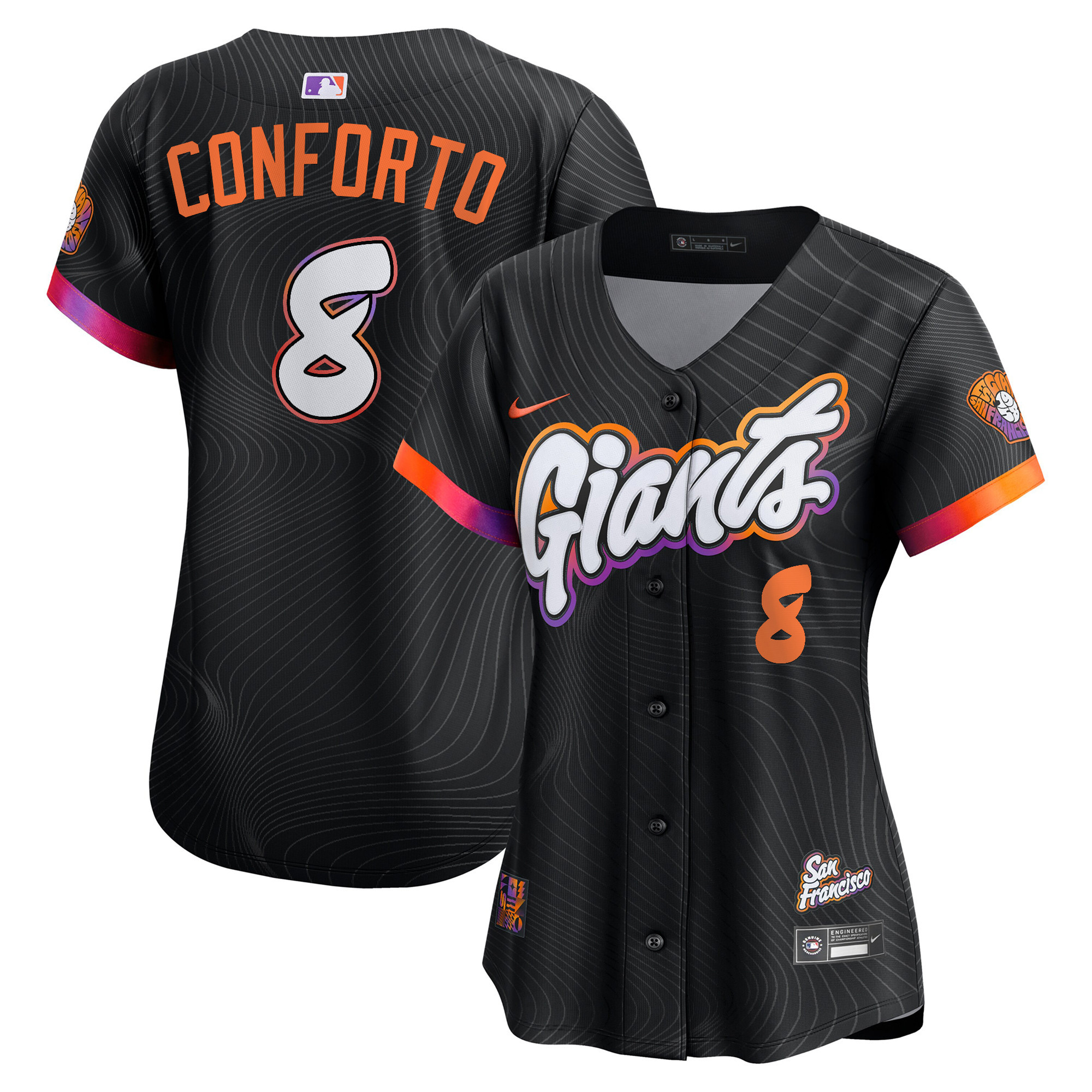 Women's Michael Conforto San Francisco Giants 2025 City Connect Vapor Premier Elite Jersey - All Stitched