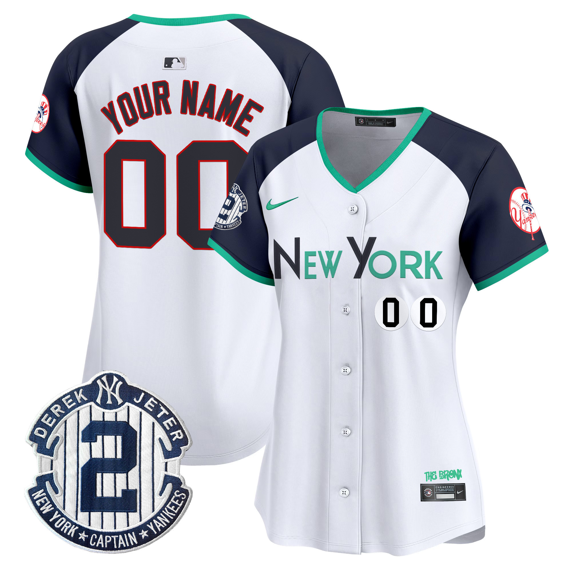Women's New York Yankees City Connect Vapor Premier Limited Custom Alternate Jersey - All Stitched
