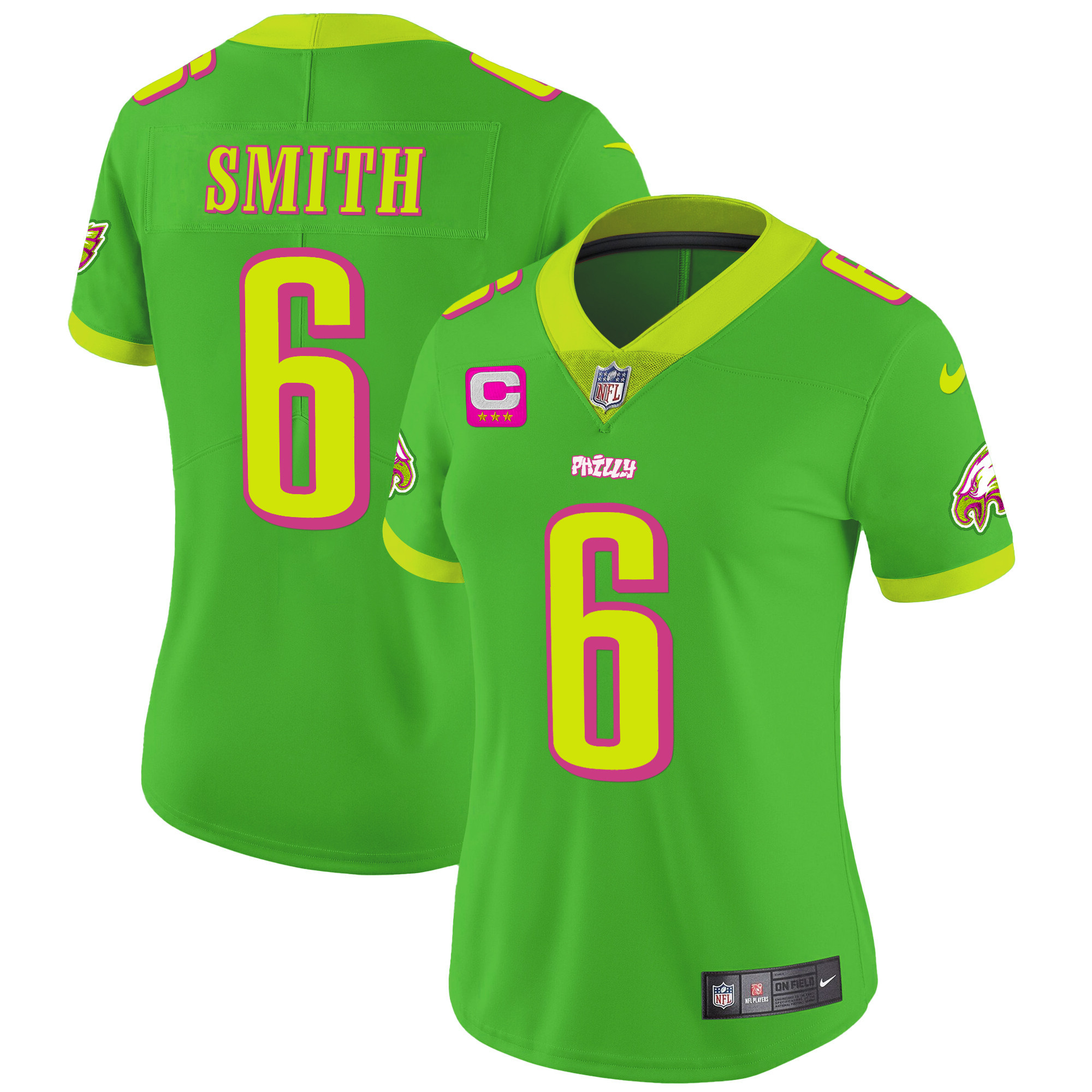 Women's Philadelphia Eagles City Edition Vapor DeVonta Smith Jersey - All Stitched