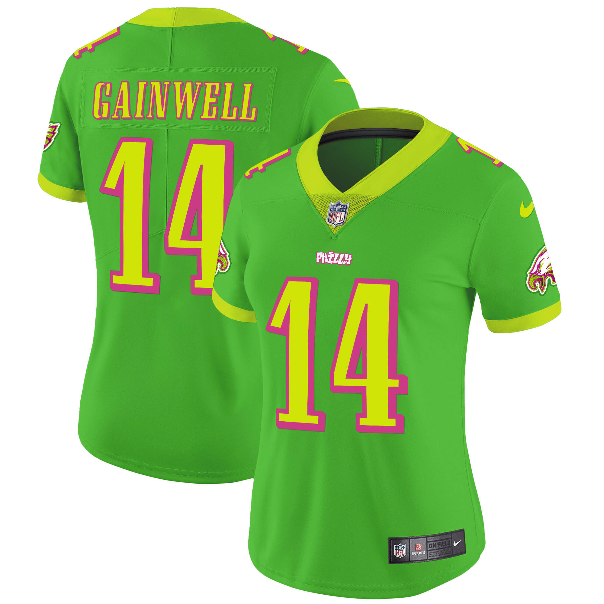 Women's Philadelphia Eagles City Edition Vapor Kenneth Gainwell Jersey - All Stitched