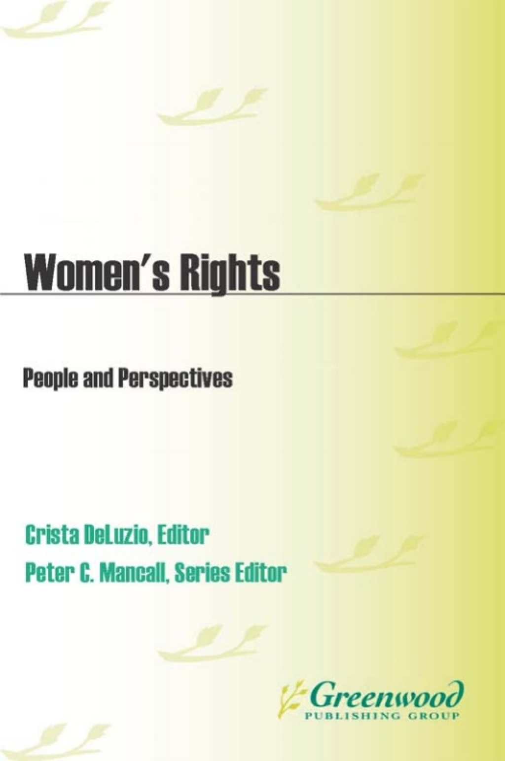 Women's Rights People and Perspectives 1st Edition â€“ PDF/EPUB Version Downloadable