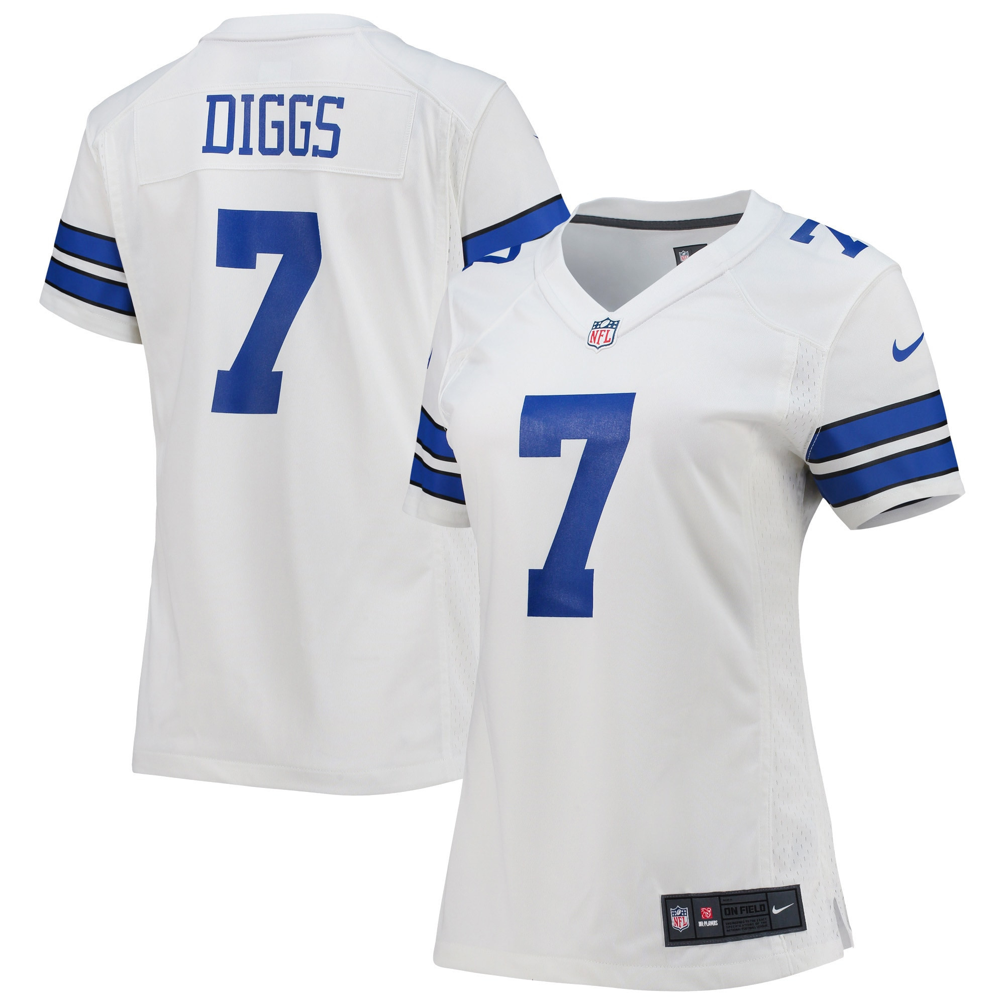 Women's Trevon Diggs Dallas Cowboys White Jersey - All Stitched