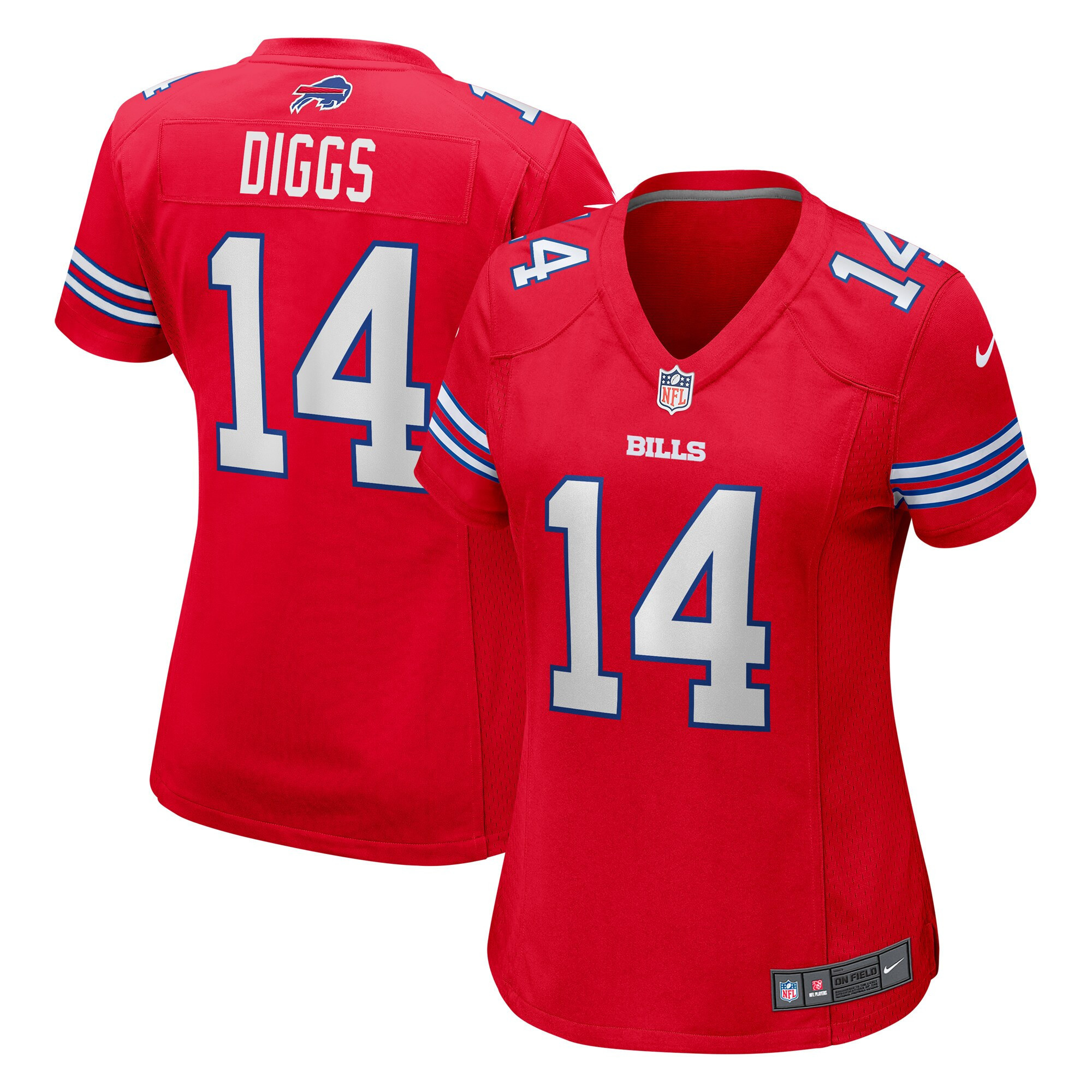 Women's Women's Buffalo Bills Stefon Diggs Red Stefon Diggs Jersey - All Stitched