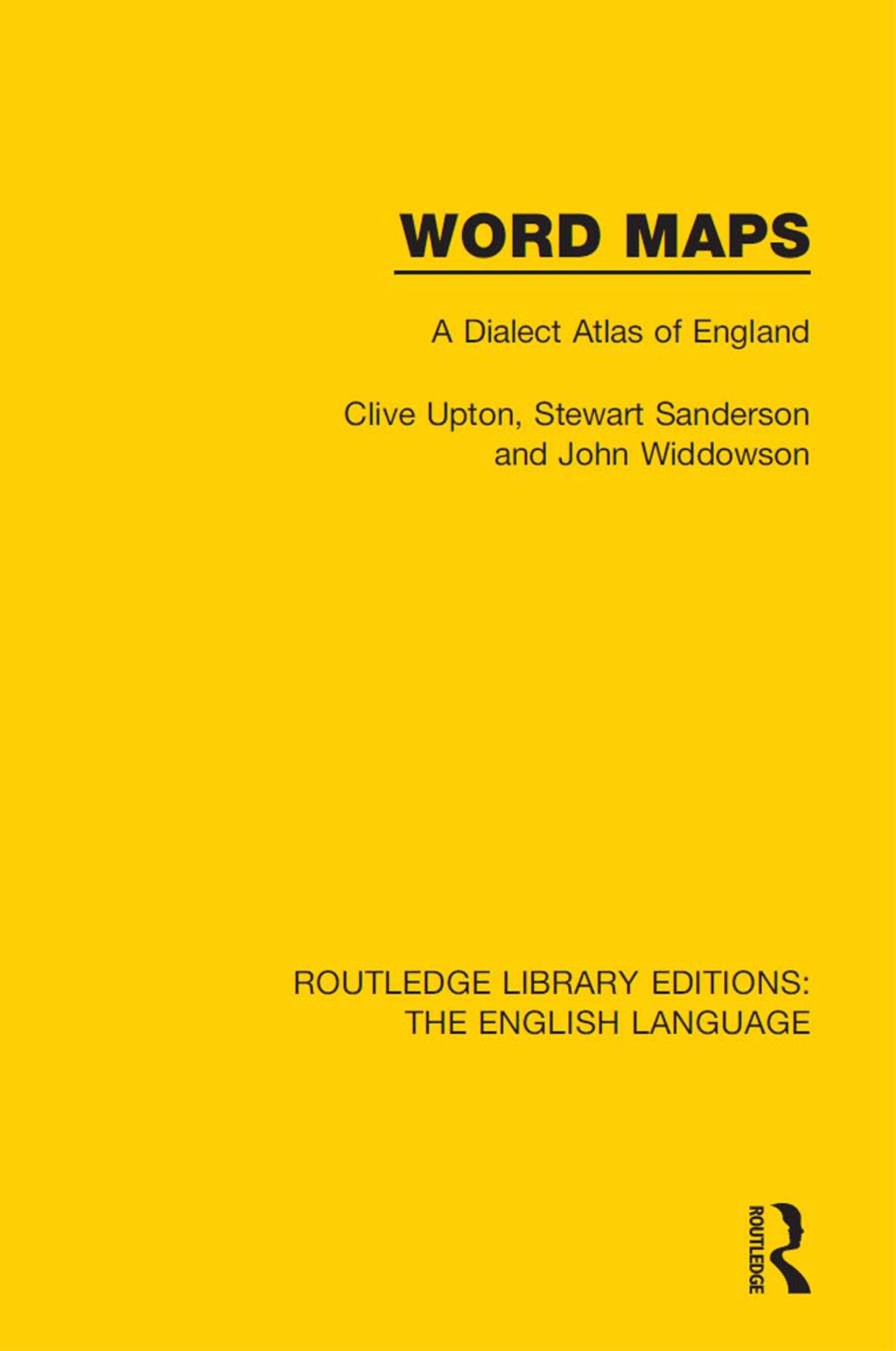 Word Maps A Dialect Atlas of English 1st Edition â€“ PDF/EPUB Version Downloadable