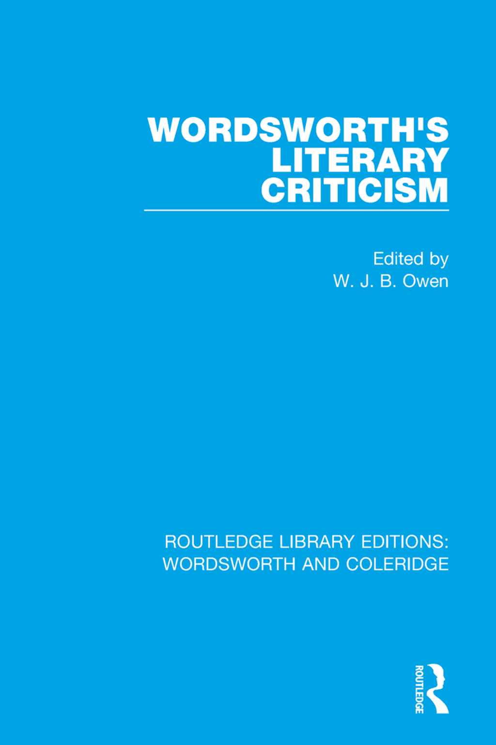 Wordsworth's Literary Criticism 1st Edition â€“ PDF/EPUB Version Downloadable
