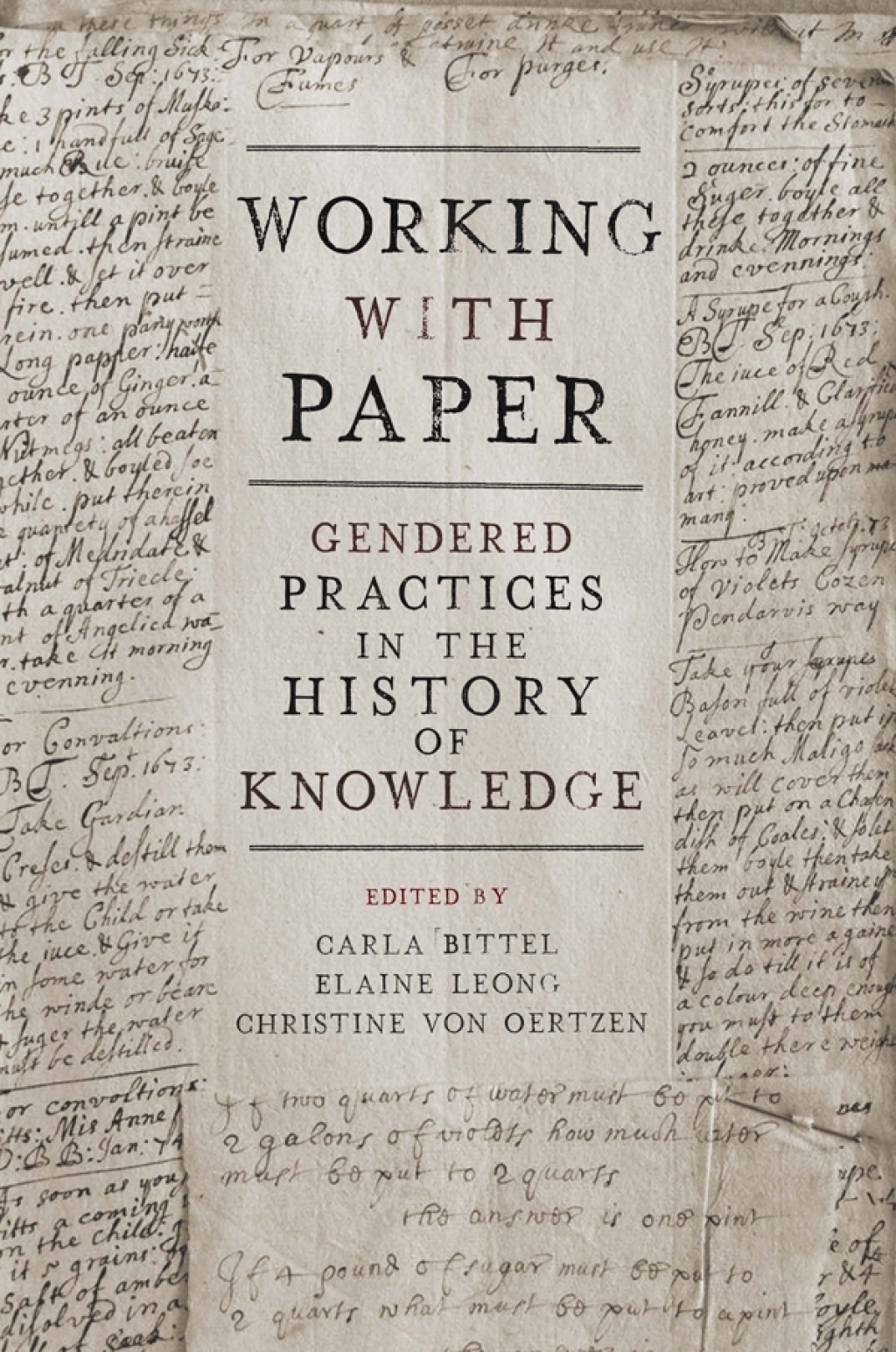 Working with Paper Gendered Practices in the History of Knowledge  â€“ PDF/EPUB Version Downloadable