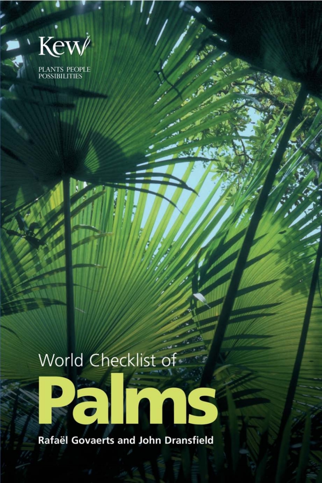 World Checklist of Palms  â€“ PDF/EPUB Version Downloadable