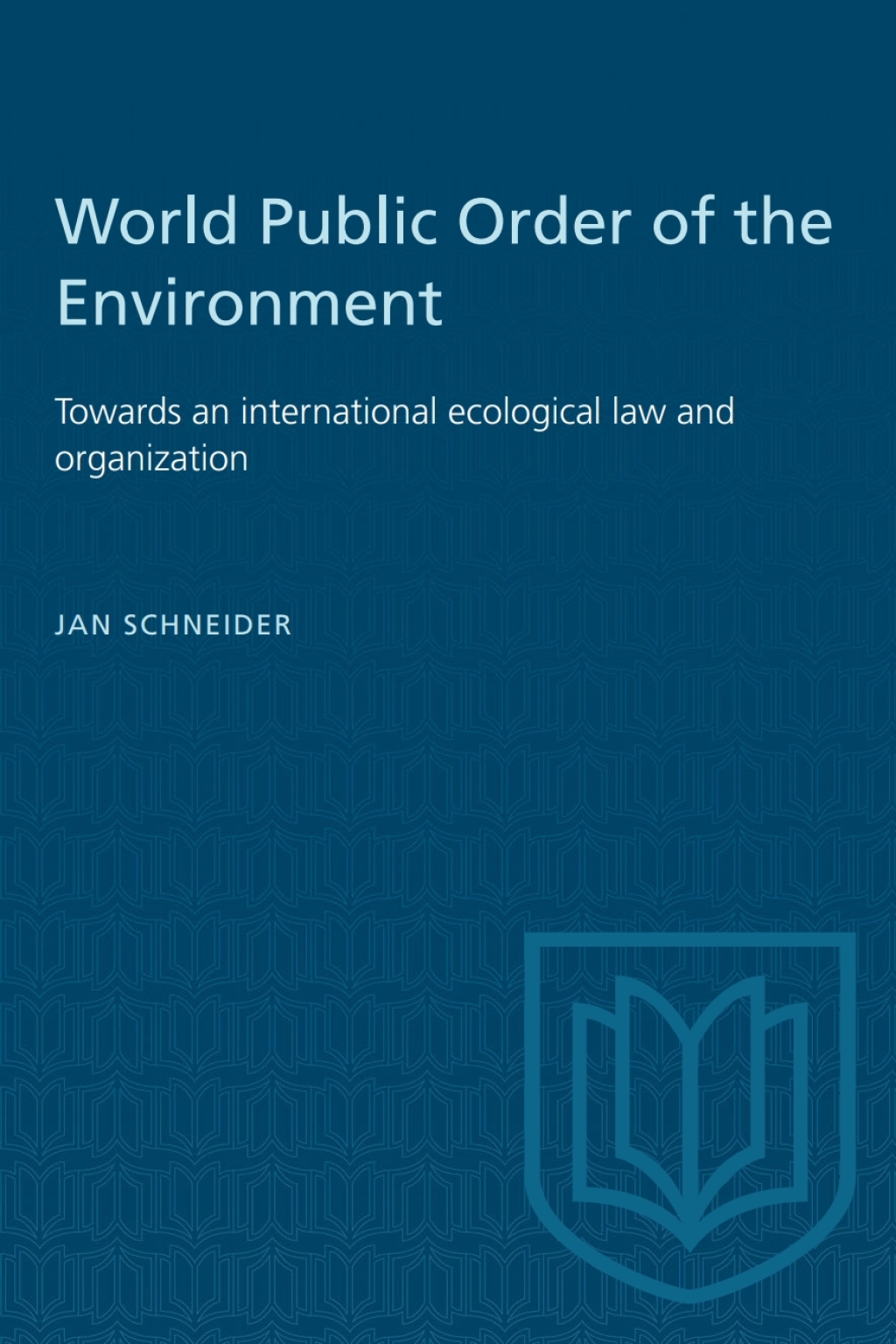 World Public Order of the Environment Towards an international ecological law and organization 1st Edition â€“ PDF/EPUB Version Downloadable