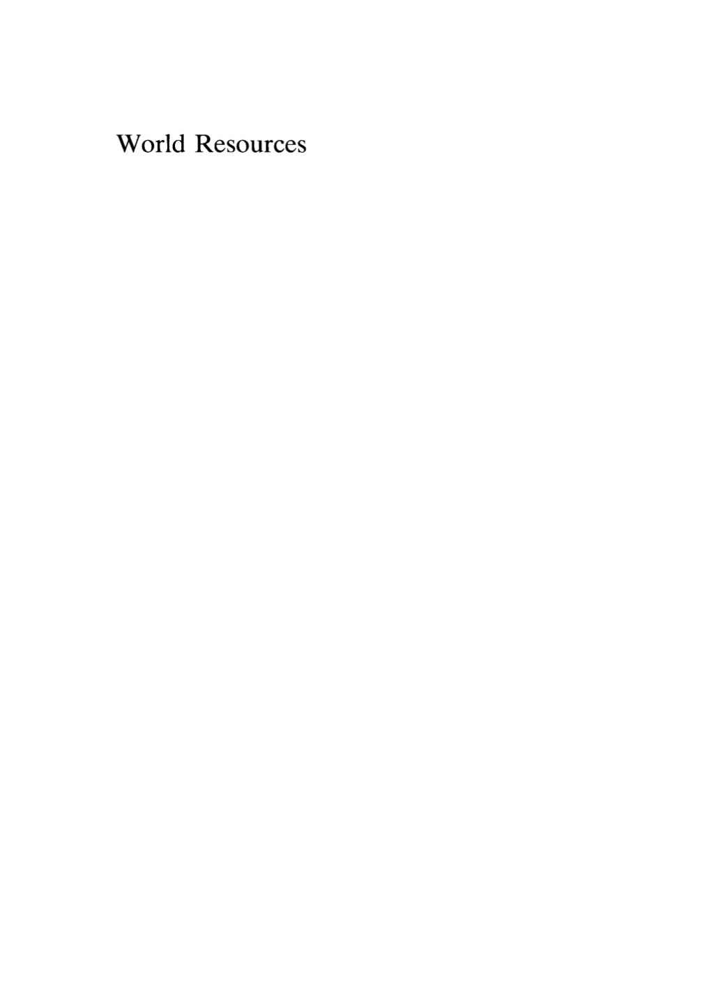 World resources - Energy, metals, minerals Studies in economic and political geography 1st Edition â€“ PDF/EPUB Version Downloadable