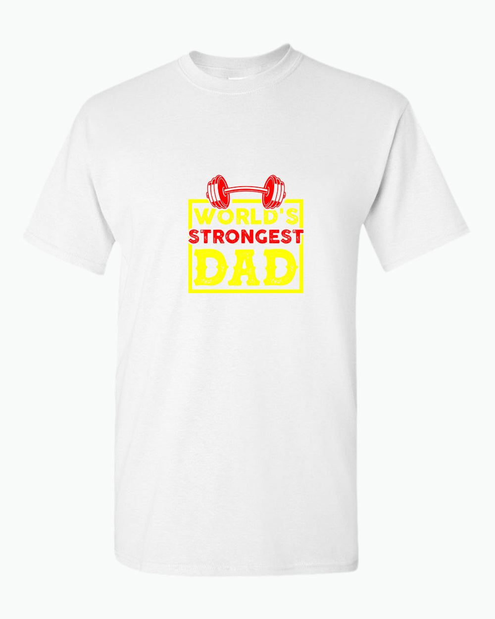 World's strongest dad, t-shirt gym dad t-shirt