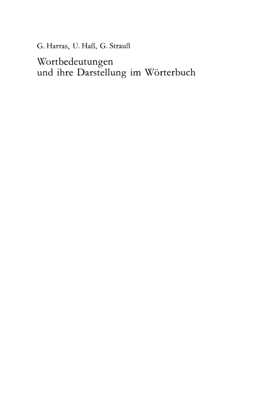 Wortbedeutungen und ihre Darstellung im WÃ¶rterbuch 1st Edition â€“ PDF/EPUB Version Downloadable