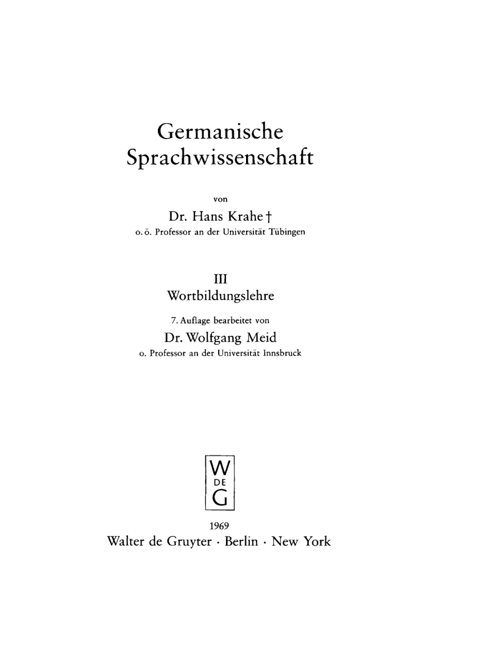 Wortbildungslehre 7th Edition â€“ PDF/EPUB Version Downloadable