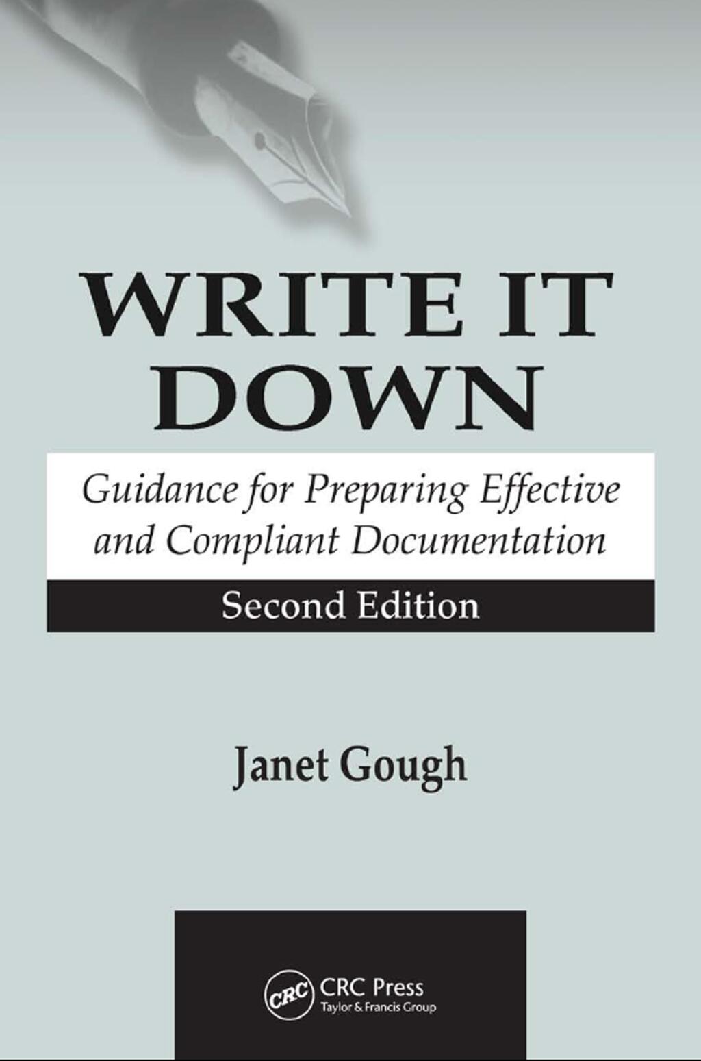Write It Down Guidance for Preparing Effective and Compliant Documentation 2nd Edition â€“ PDF/EPUB Version Downloadable