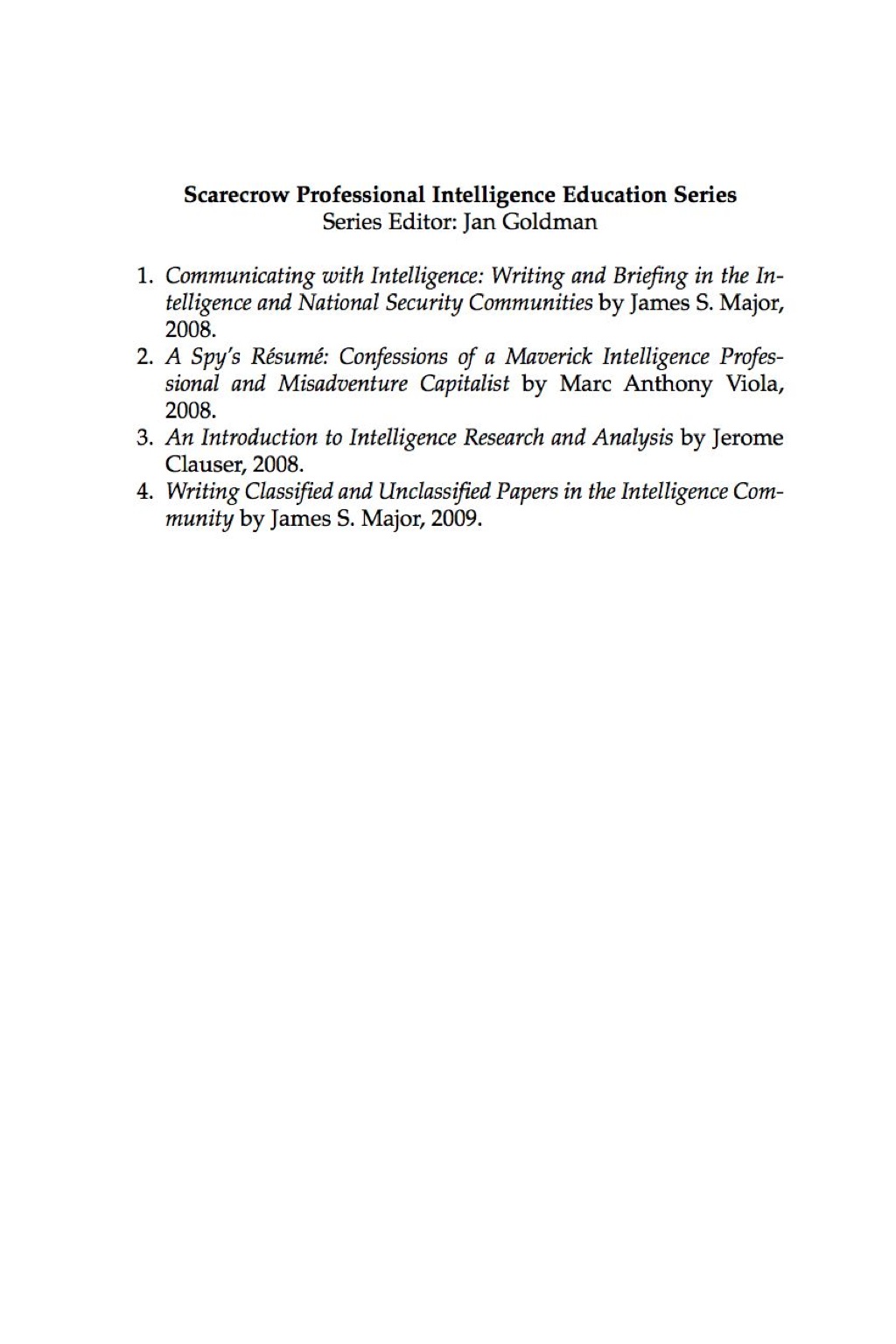 Writing Classified and Unclassified Papers for National Security A Scarecrow Professional Intelligence Education Series Manual  â€“ PDF/EPUB Version Downloadable