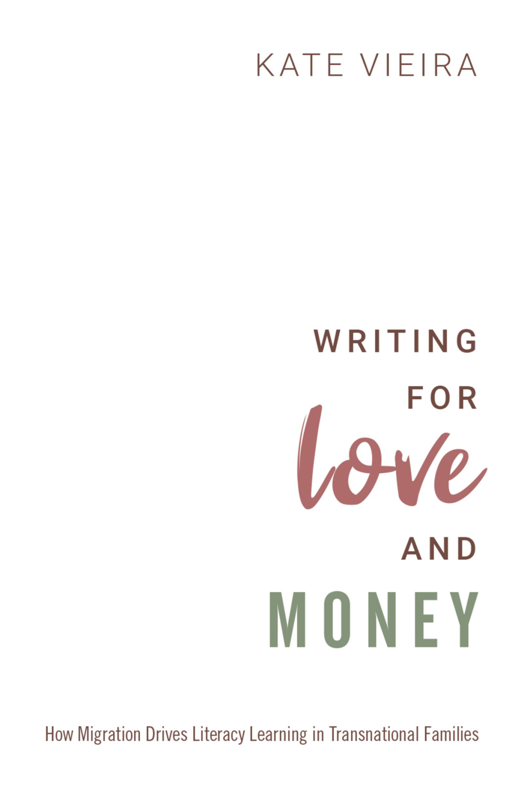 Writing for Love and Money How Migration Drives Literacy Learning in Transnational Families  â€“ PDF/EPUB Version Downloadable