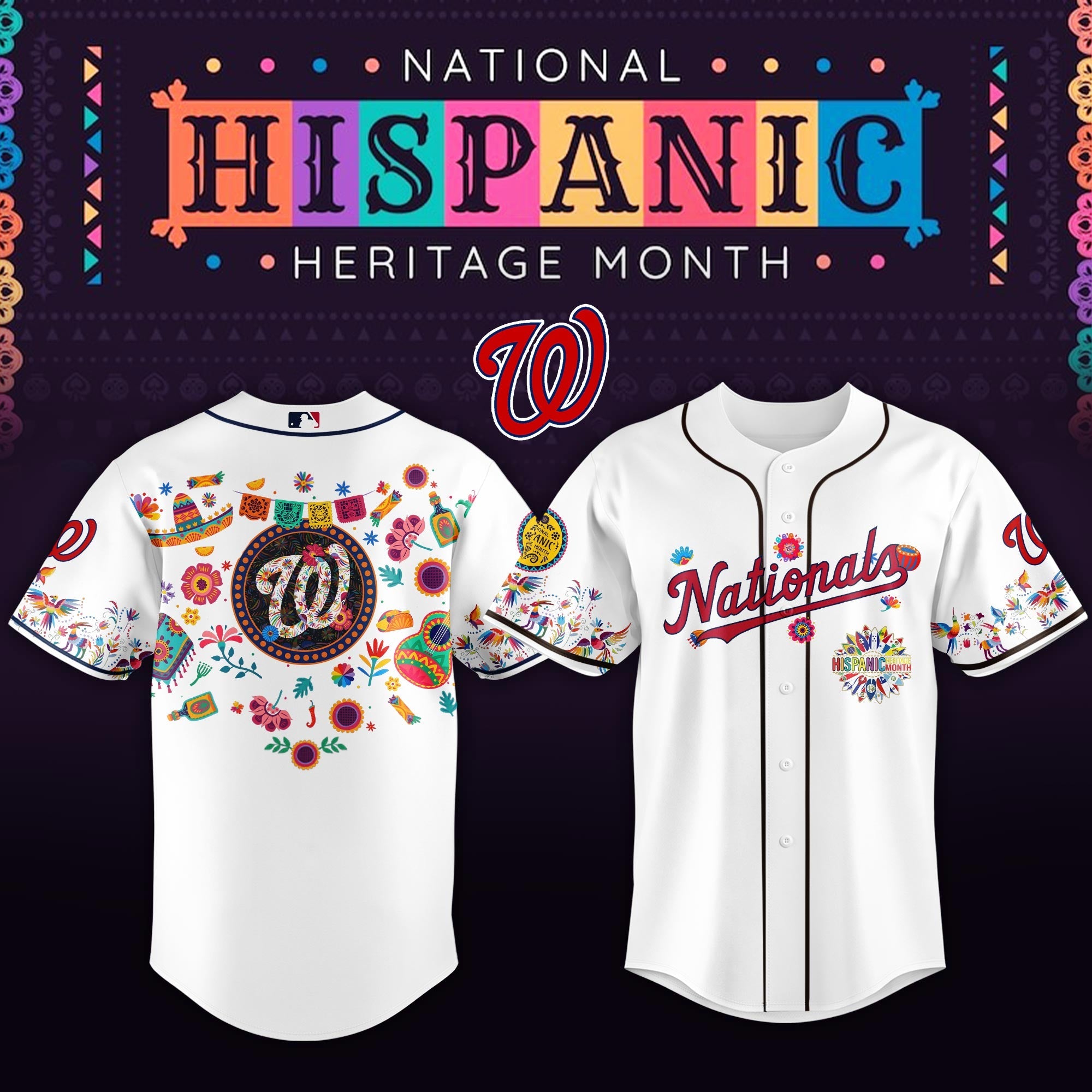 WSH x Hispanic Heritage Specail Edition Baseball Jersey