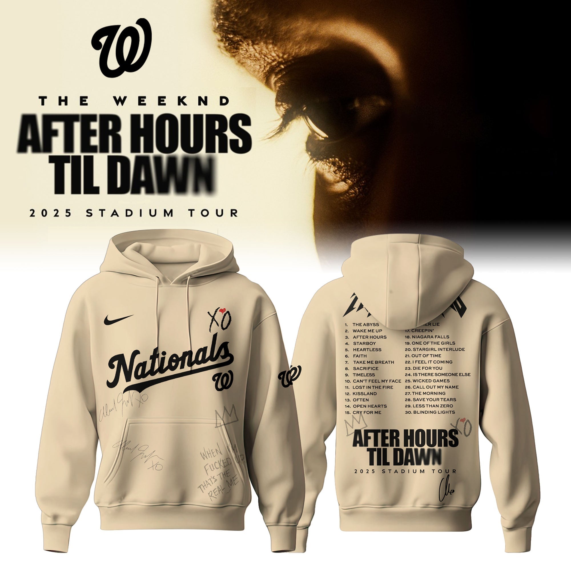 WSH x The Weeknd After Hours Til Dawn Hoodie Limited Edition