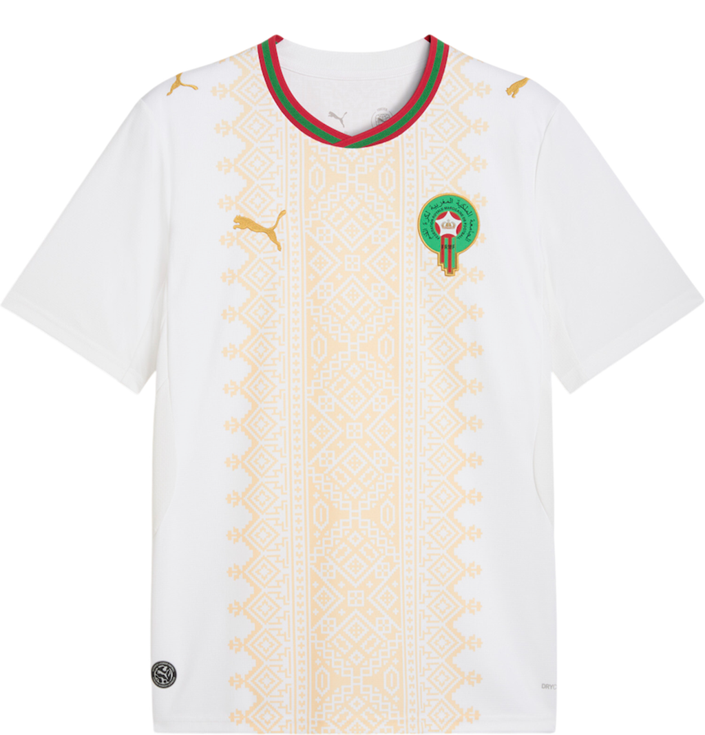 Morocco 2026 Away Football Shirt White