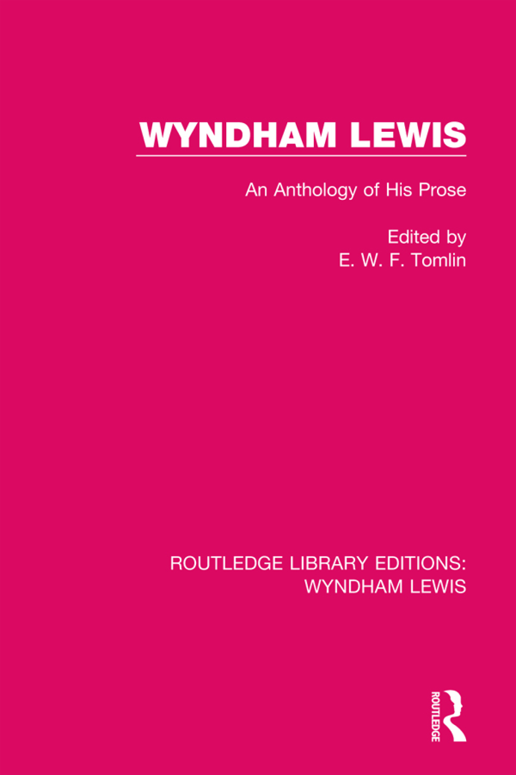 Wyndham Lewis An Anthology of His Prose 1st Edition â€“ PDF/EPUB Version Downloadable