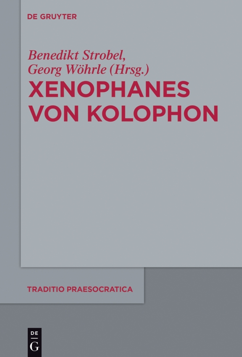Xenophanes von Kolophon 1st Edition â€“ PDF/EPUB Version Downloadable