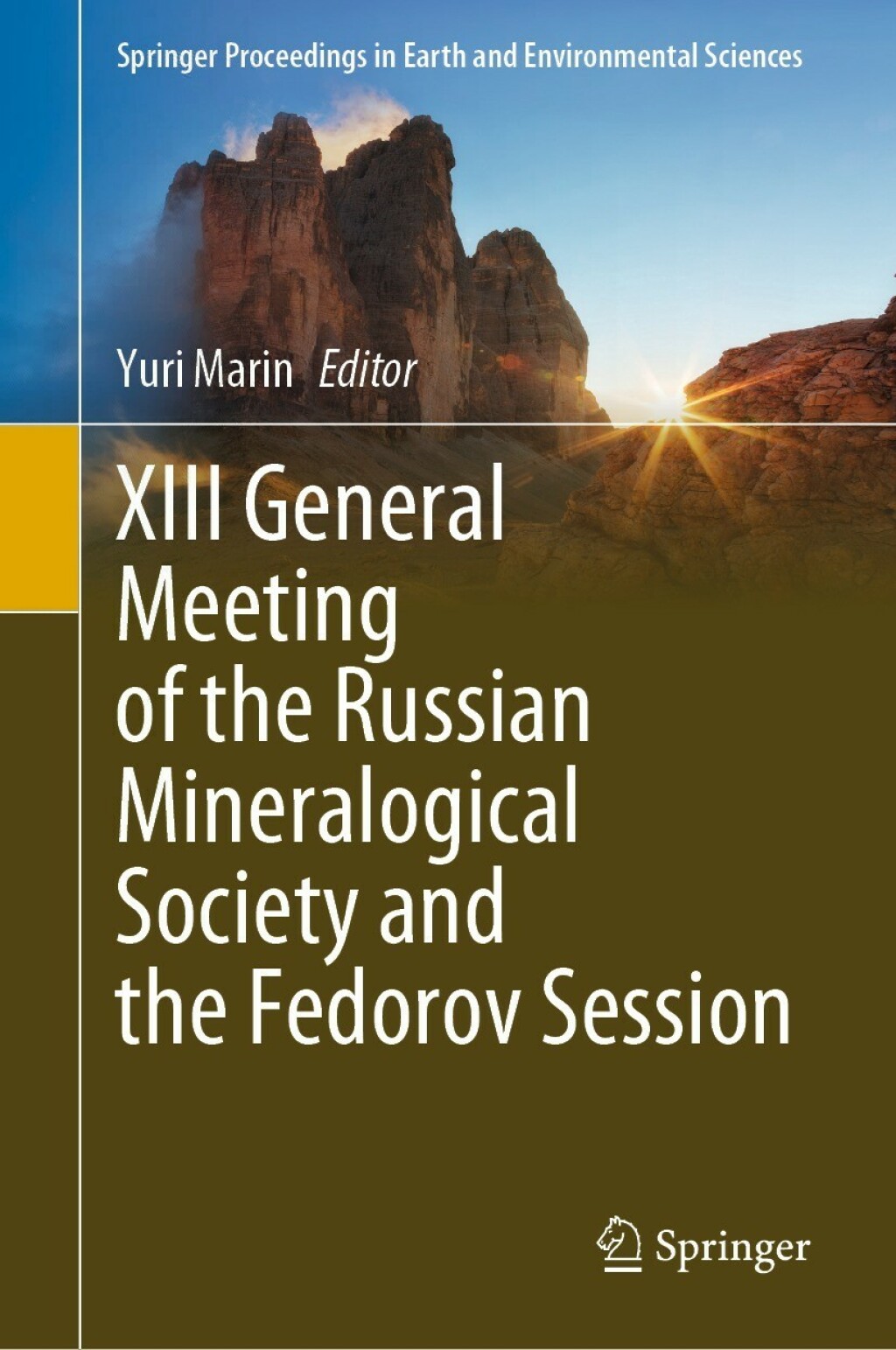 XIII General Meeting of the Russian Mineralogical Society and the Fedorov Session  â€“ PDF/EPUB Version Downloadable