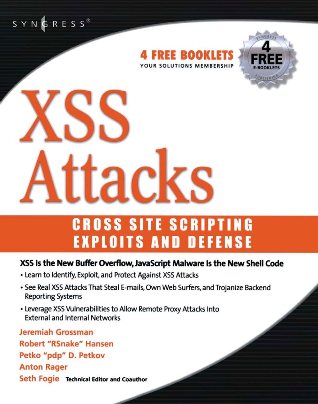 XSS Attacks: Cross Site Scripting Exploits and Defense  â€“ PDF/EPUB Version Downloadable
