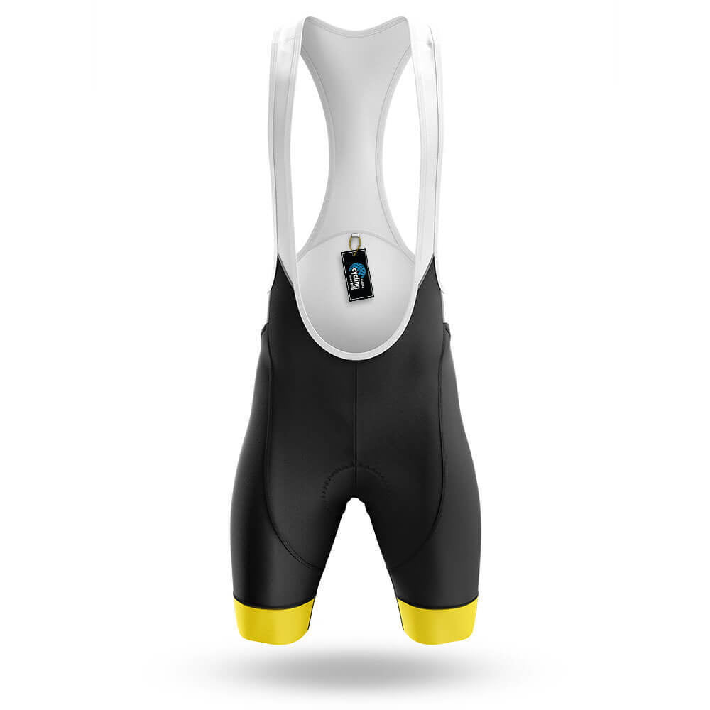 Yellow Grey - Men's Cycling Bibs Only