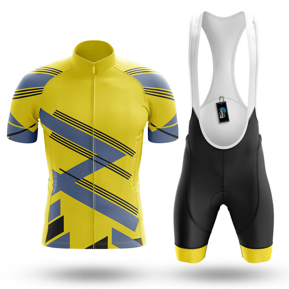 Yellow Grey - Men's Cycling Full Set