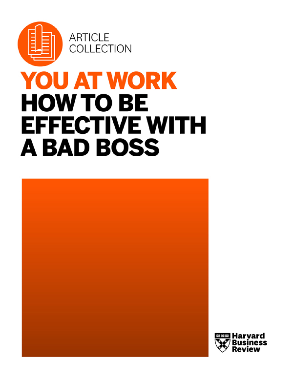 You at Work: How to Be Effective with a Bad Boss - (PDF/EPUB Version)