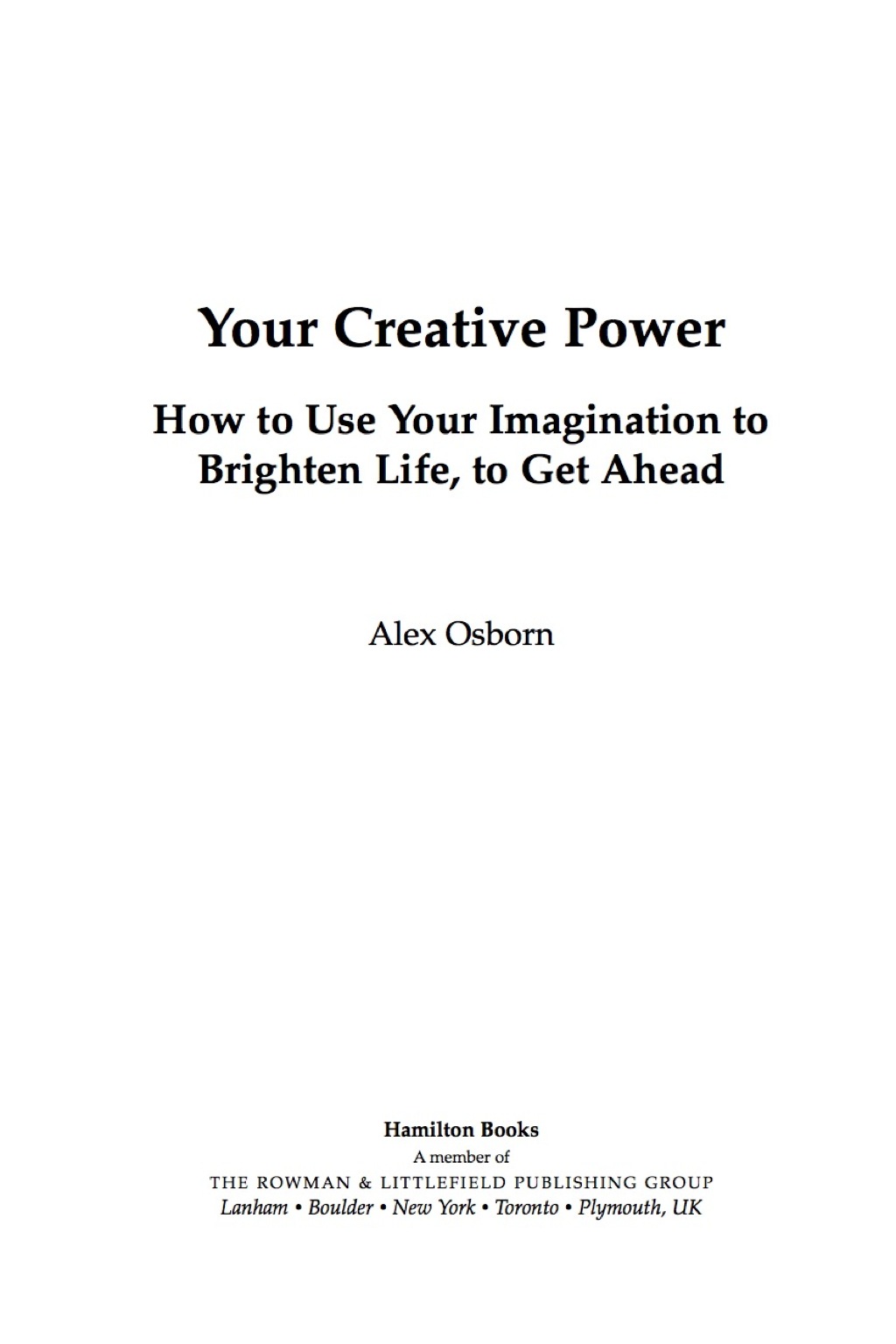 Your Creative Power  â€“ PDF/EPUB Version Downloadable