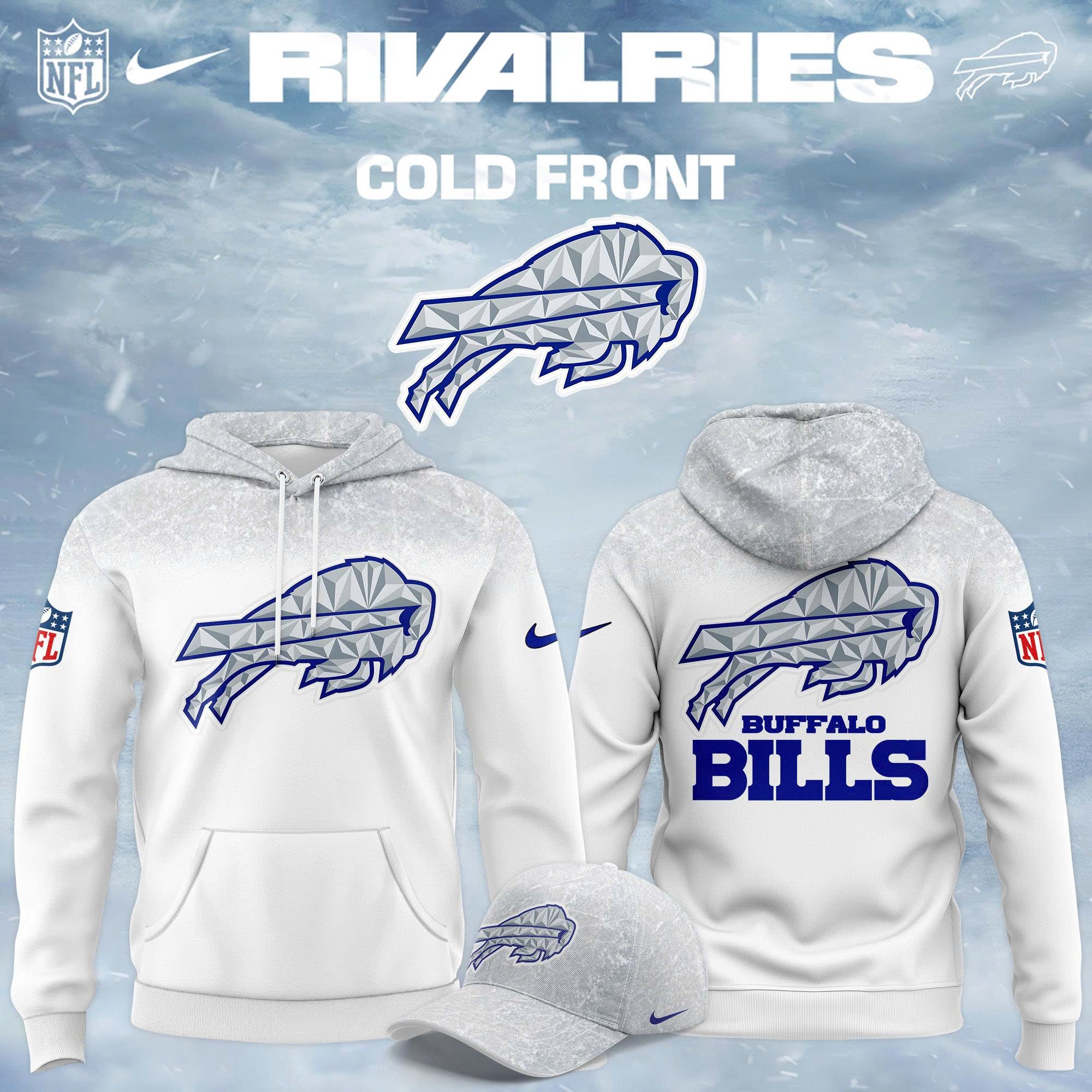 Youth Buffalo Bills Patterned Rivalries Fleece Hoodie