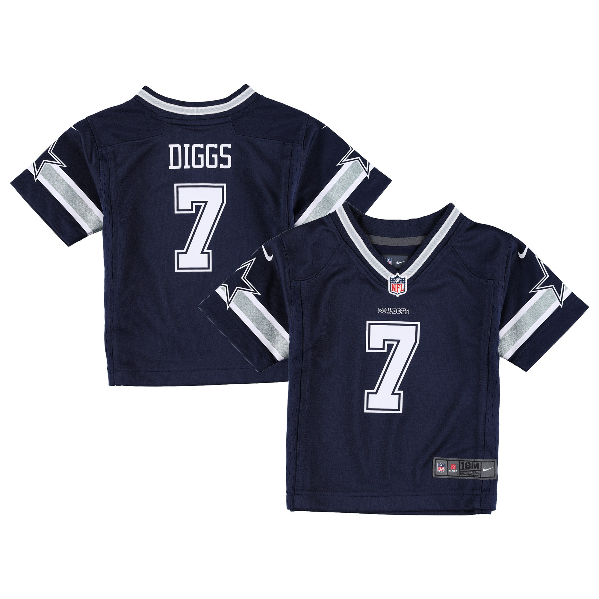 Youth's Trevon Diggs Dallas Cowboys Navy Jersey - All Stitched