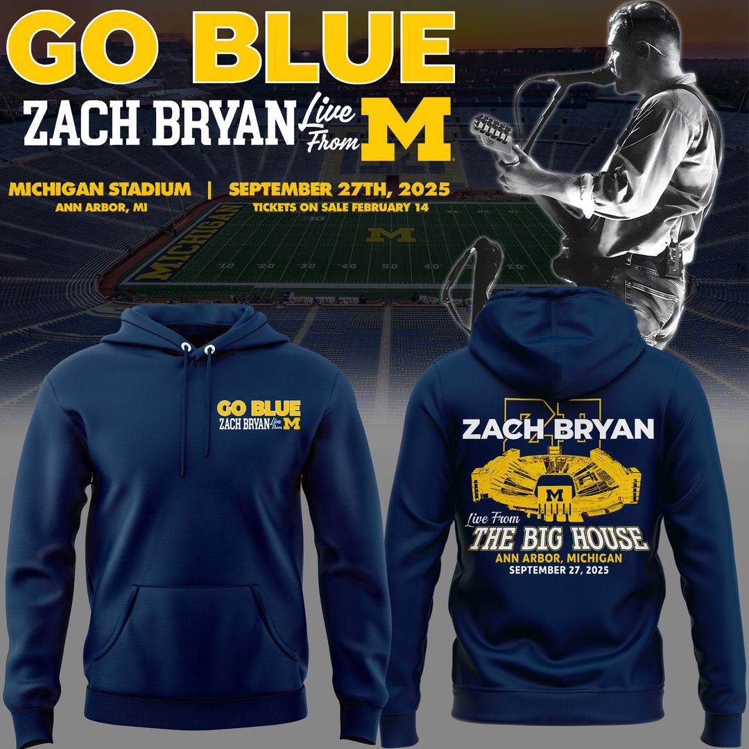 Zach Bryan Tour Michigan Limited Edition 2025 Hoodie