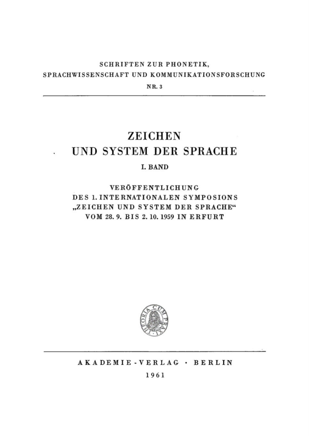 Zeichen und System der Sprache. Band 1 1st Edition â€“ PDF/EPUB Version Downloadable