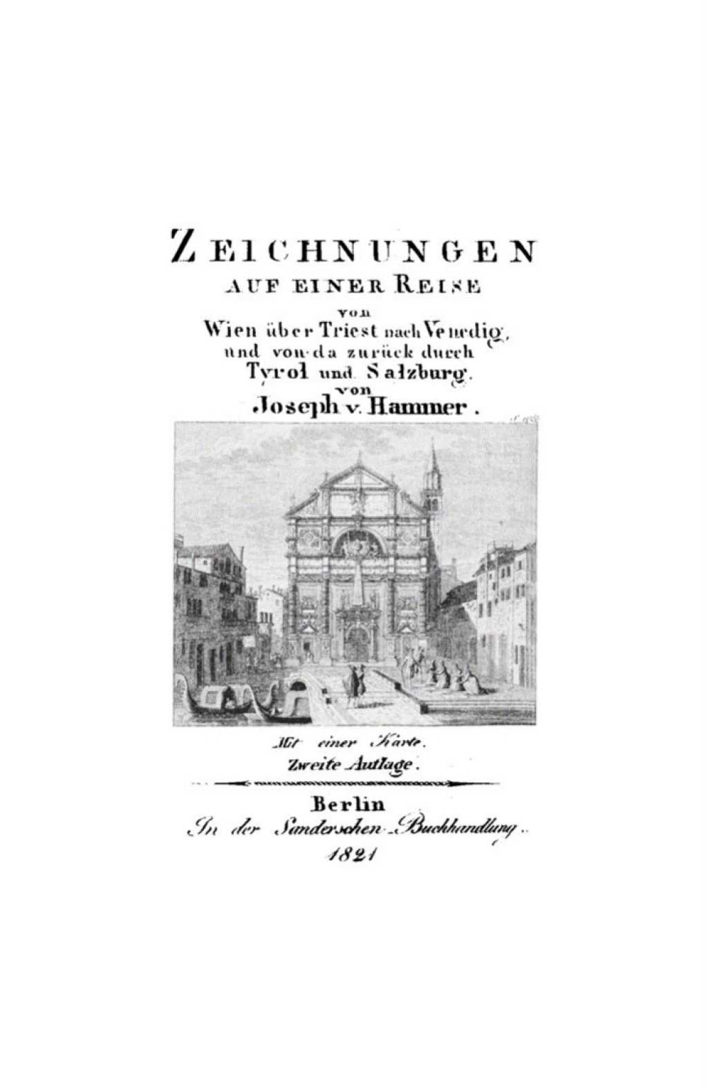 Zeichnungen auf einer Reise von Wien Ã¼ber Triest nach Venedig, und von da zurÃ¼ck durch Tyrol und Salzburg im Jahre 1798 2nd Edition â€“ PDF/EPUB Version Downloadable