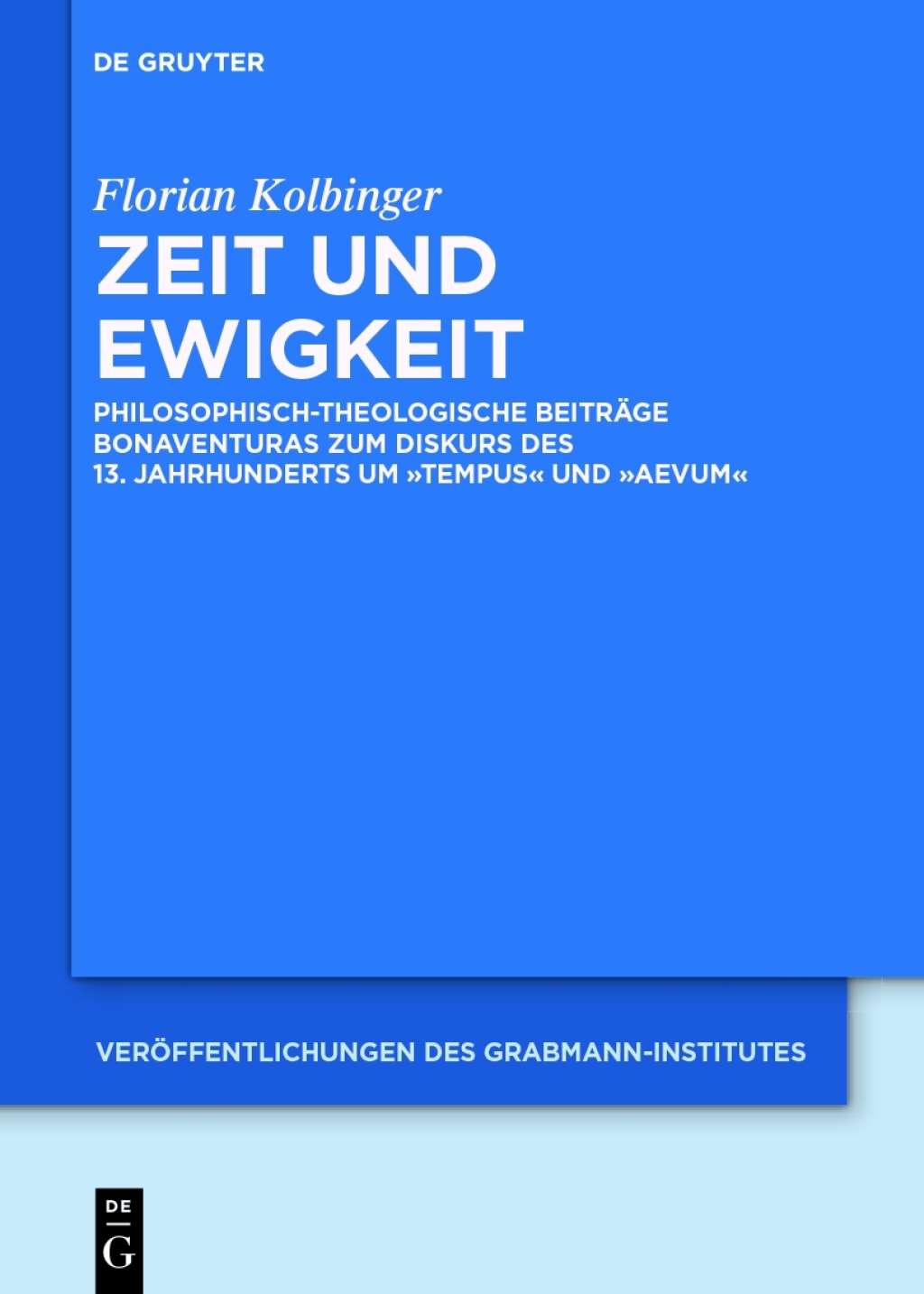 Zeit und Ewigkeit Philosophisch-theologische BeitrÃ¤ge Bonaventuras zum Diskurs des 13. Jahrhunderts um tempus und aevum 1st Edition â€“ PDF/EPUB Version Downloadable
