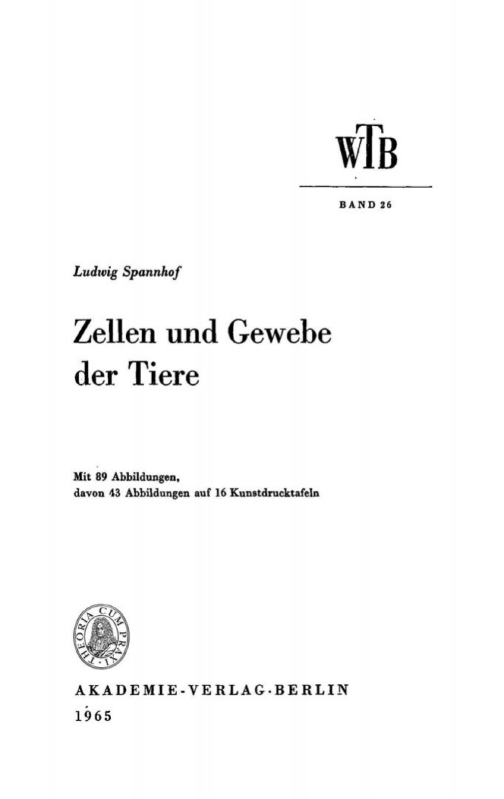 Zellen und Gewebe der Tiere 1st Edition â€“ PDF/EPUB Version Downloadable