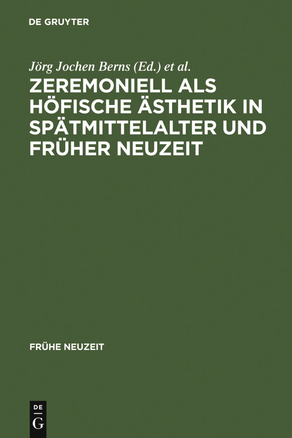 Zeremoniell als hÃ¶fische Ã„sthetik in SpÃ¤tmittelalter und FrÃ¼her Neuzeit 1st Edition â€“ PDF/EPUB Version Downloadable