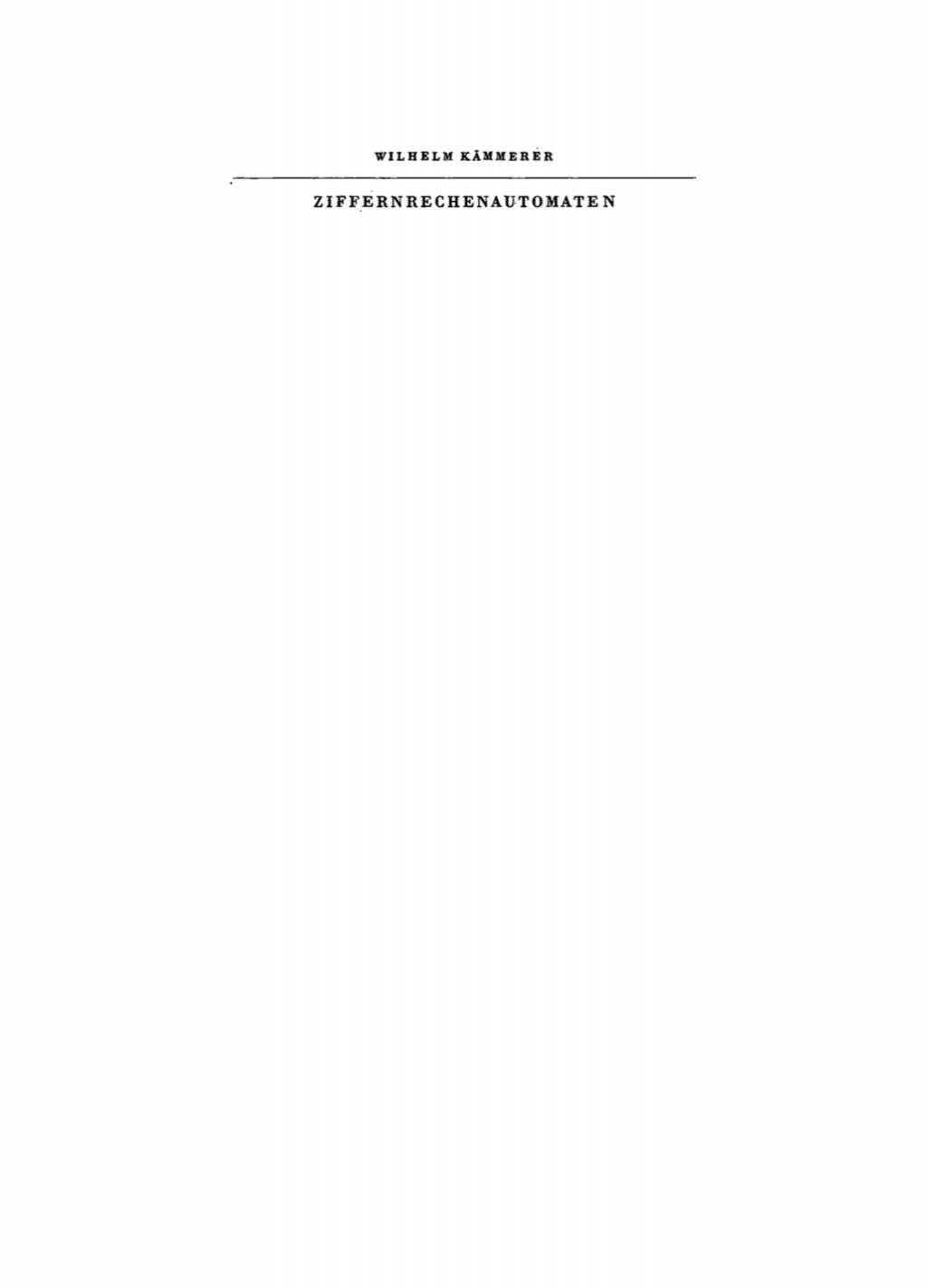 Ziffernrechenautomaten 3rd Edition â€“ PDF/EPUB Version Downloadable