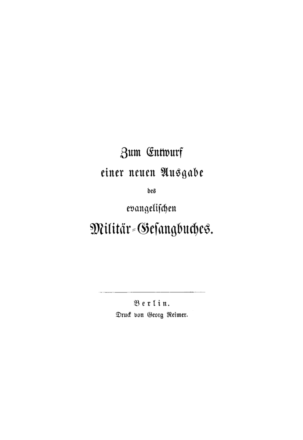 Zum Entwurf einer neuen Ausgabe des evangelischen MilitÃ¤r-Gesangbuches 1st Edition â€“ PDF/EPUB Version Downloadable