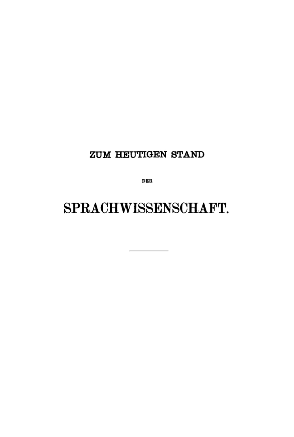 Zum Heutigen Stand Der Sprachwissenschaft 1st Edition â€“ PDF/EPUB Version Downloadable