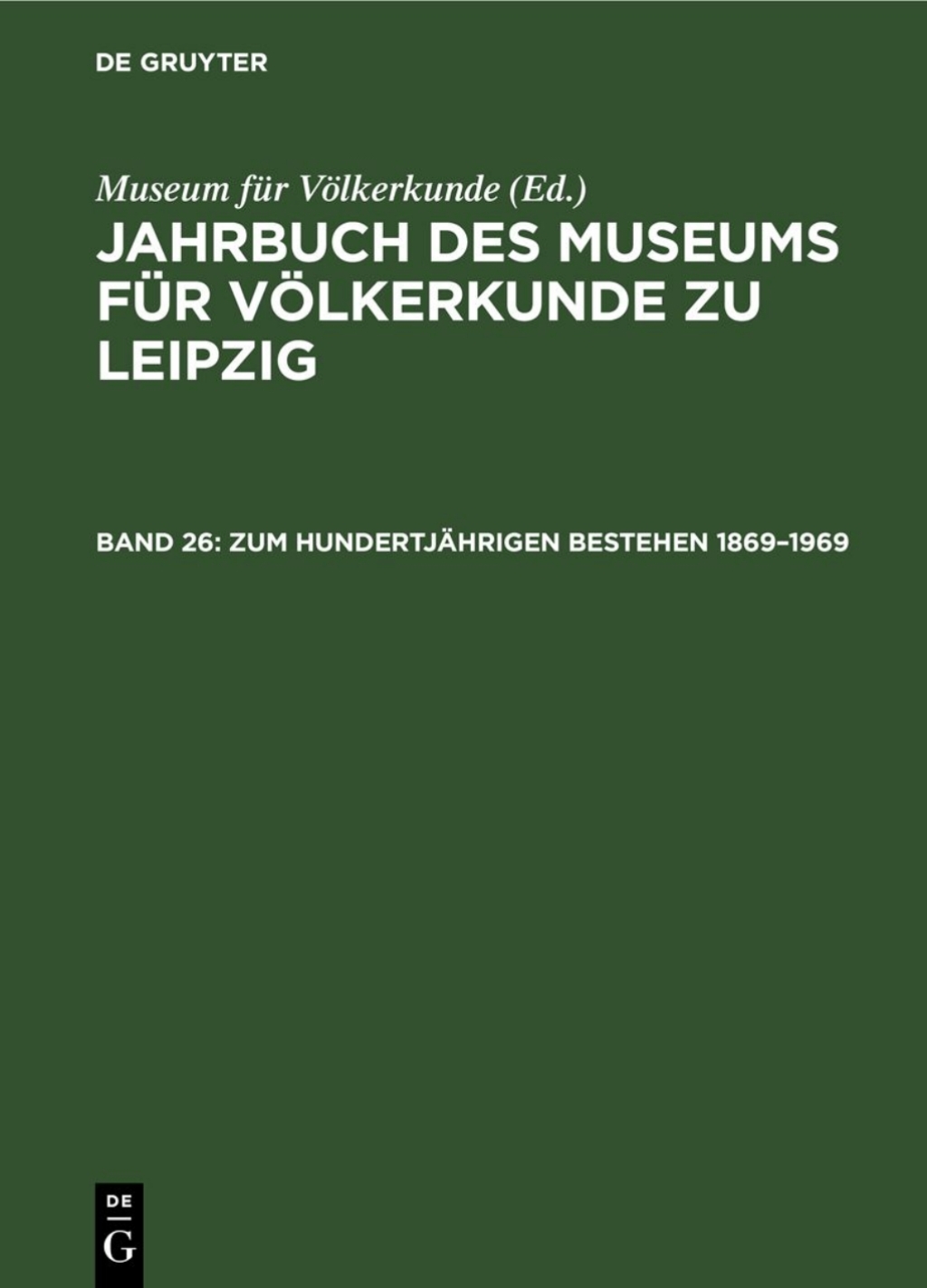 Zum hundertjÃ¤hrigen Bestehen 1869â€“1969 1st Edition â€“ PDF/EPUB Version Downloadable