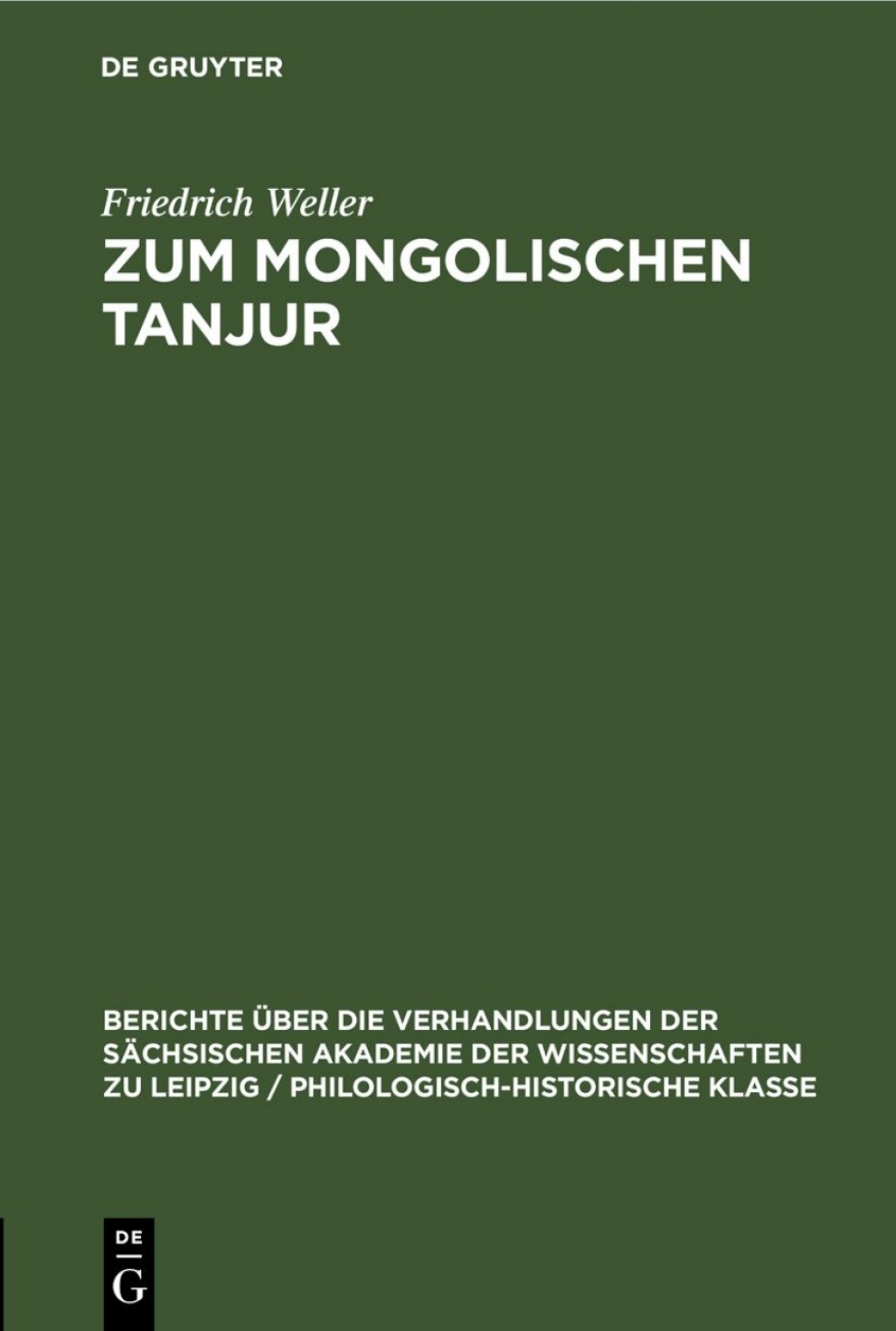Zum Mongolischen Tanjur 1st Edition â€“ PDF/EPUB Version Downloadable