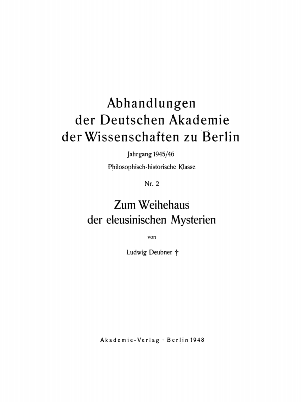 Zum Weihehaus der eleusinischen Mysterien 1st Edition â€“ PDF/EPUB Version Downloadable